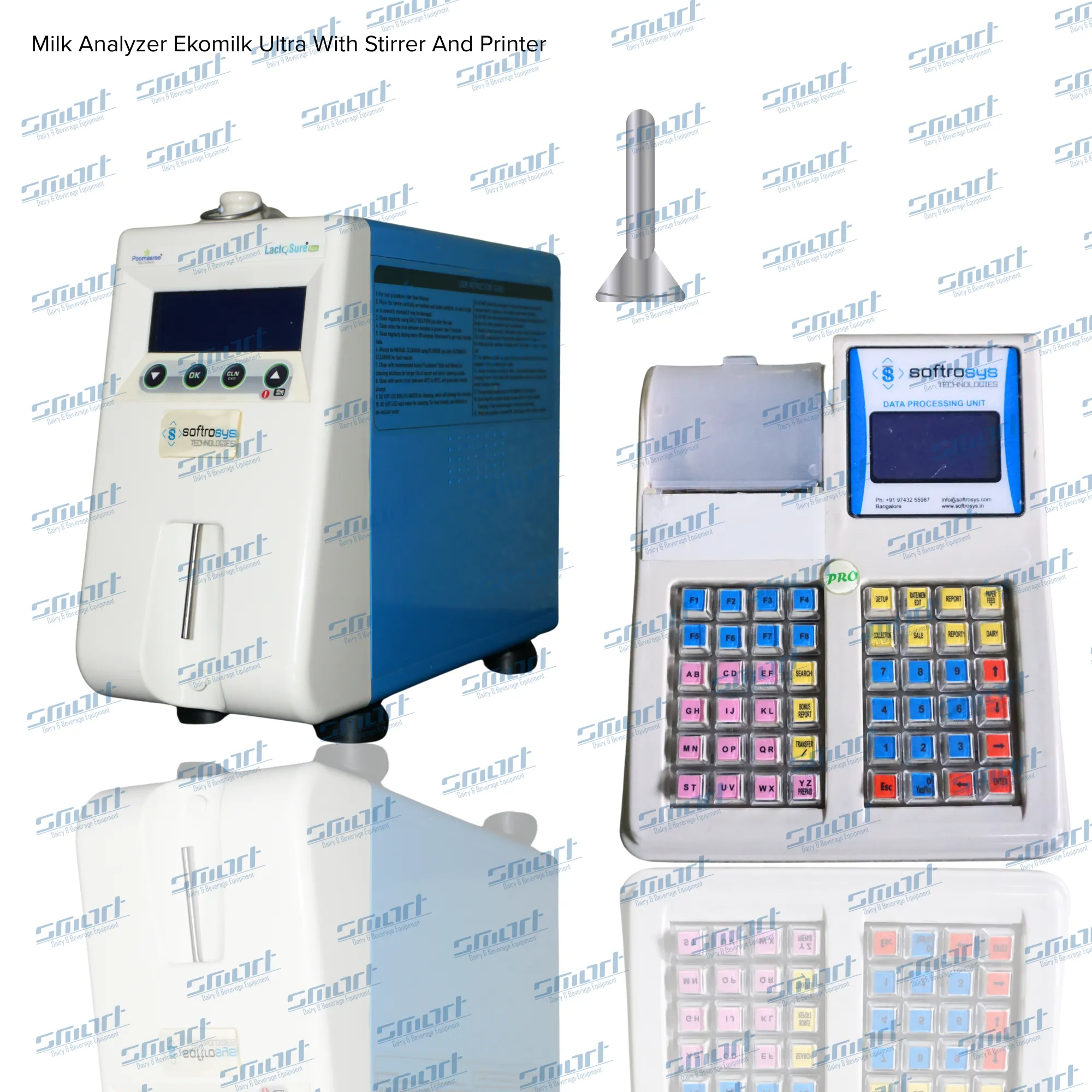Milk Analyzer Ekomilk Ultra With Stirrer And Printer