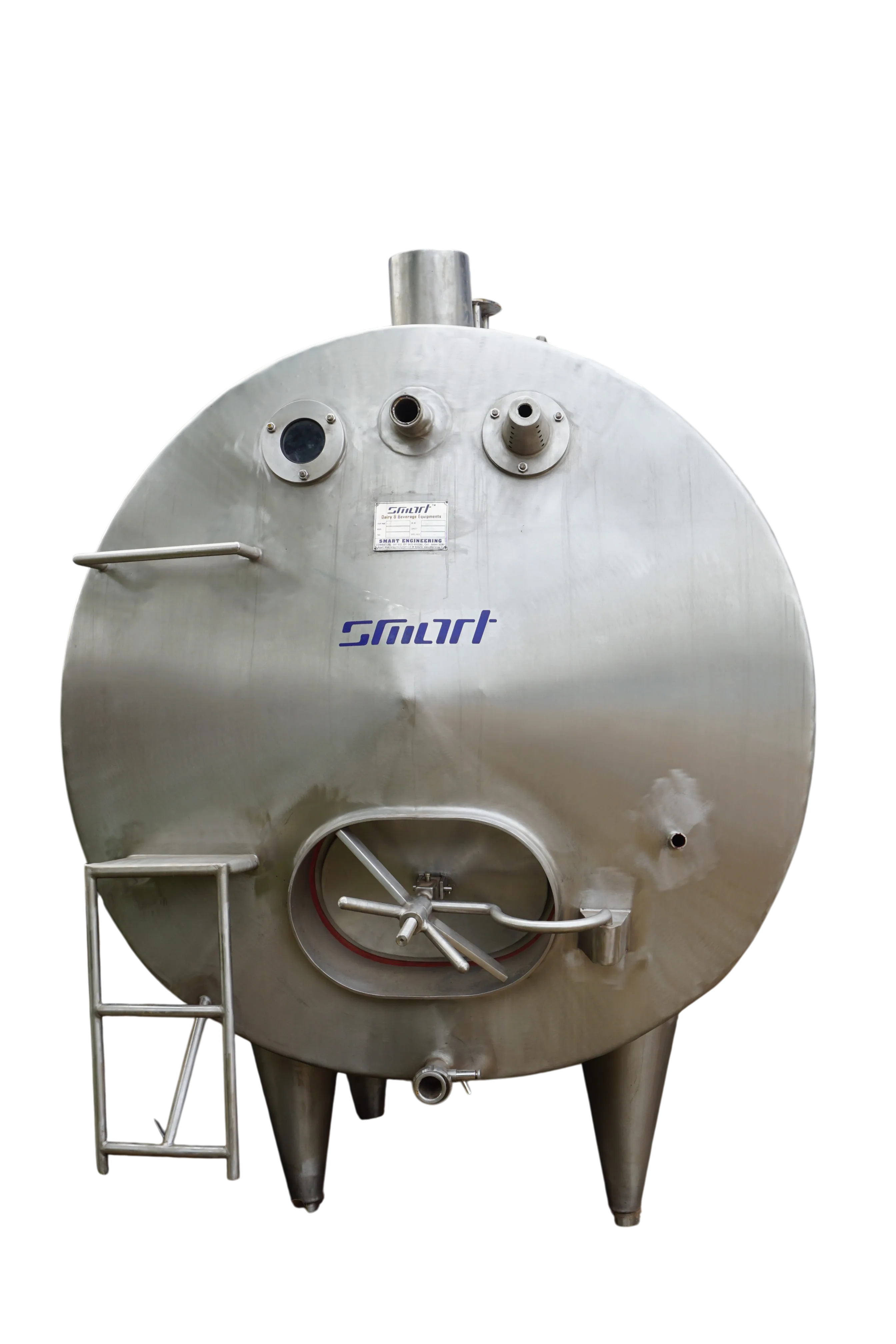 SMART Horizontal Milk Storage Tank 5000Ltrs-Single