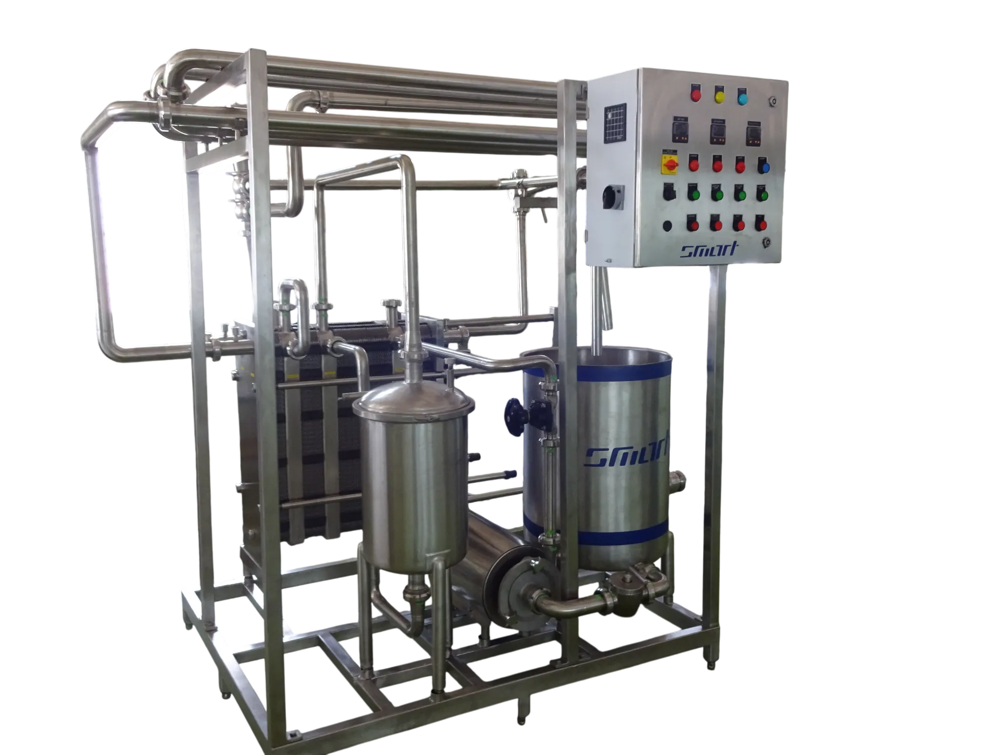 SMART SEMP-300 Skid Mounted Milk Pasteurizer 300LP