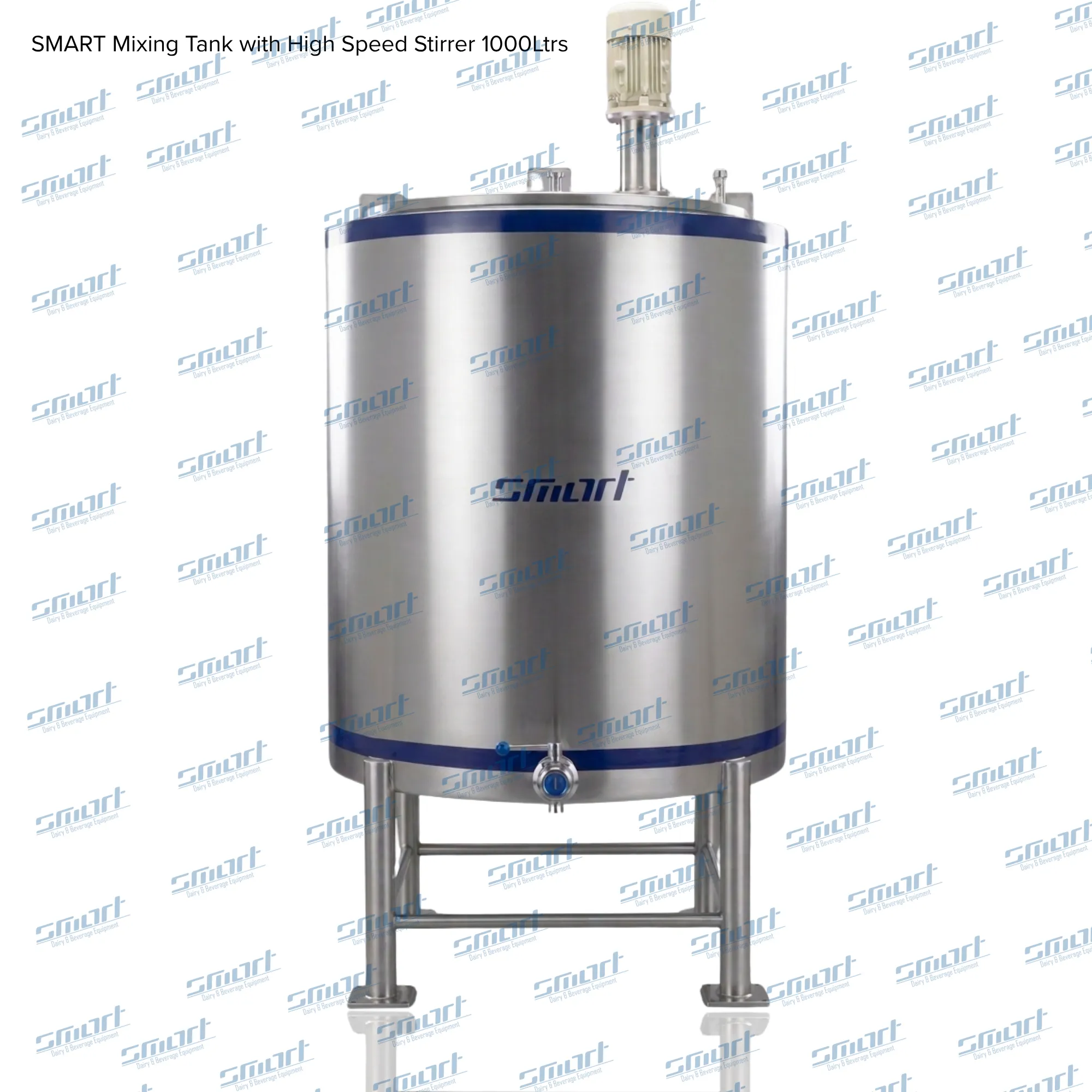 SMART Mixing Tank with High Speed Stirrer 1000Ltrs