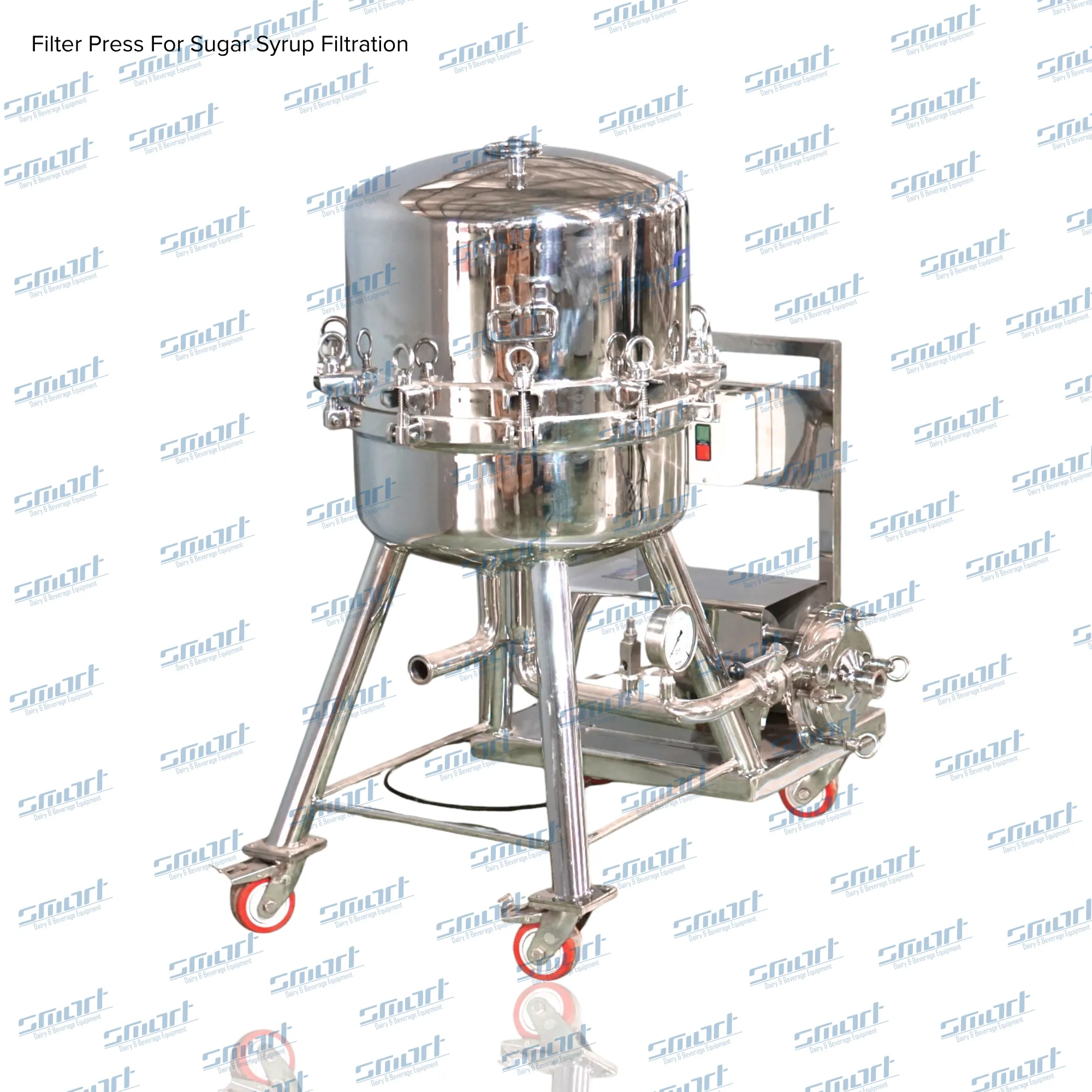 SMART SEFPFSS-3000 Filter Press For Sugar Syrup Filtration 3000LPH