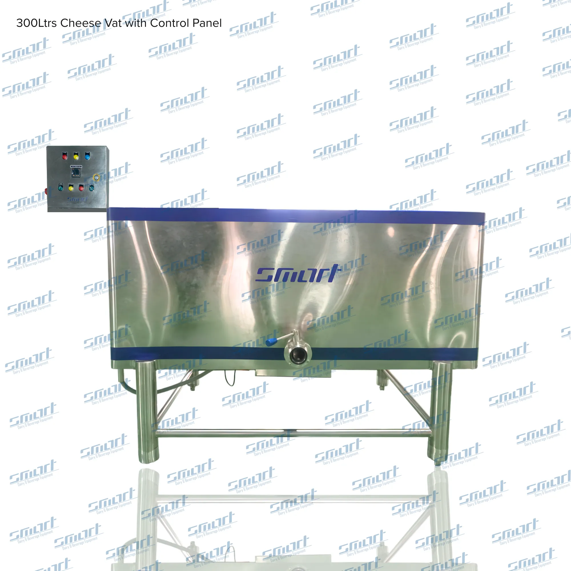 300Ltrs Cheese Vat with Control Panel