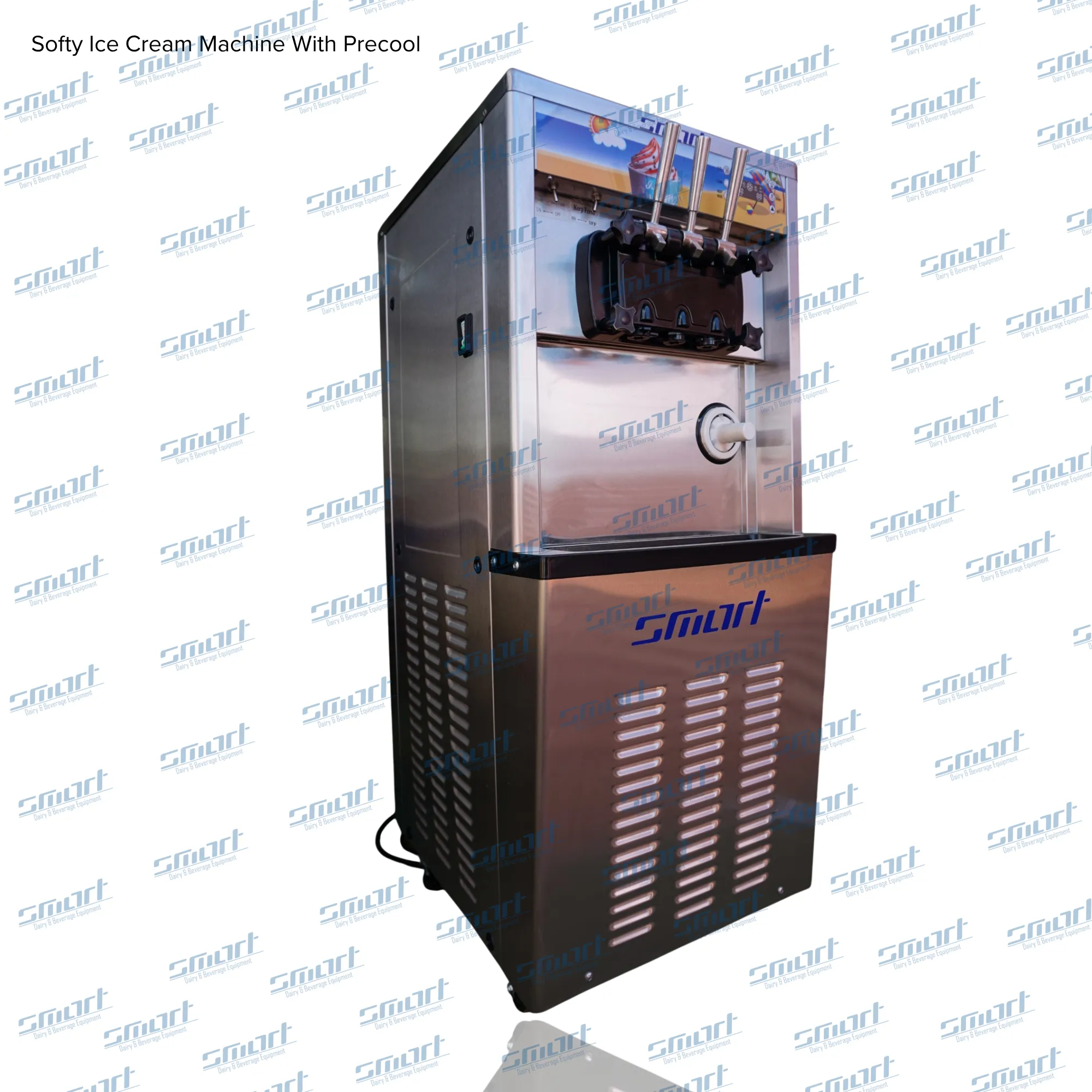 Softy Ice Cream Machine With Precool