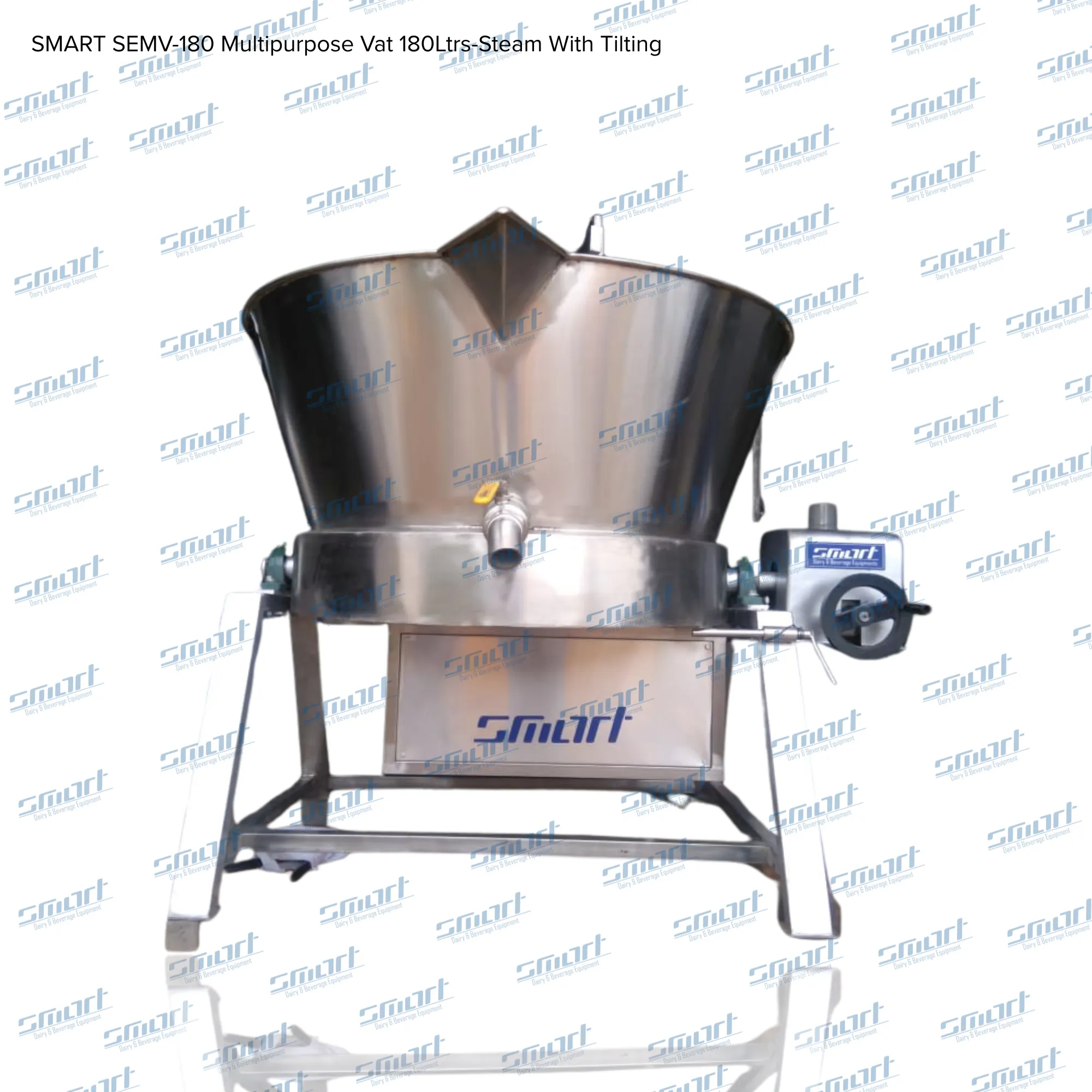 SMART SEMV-180 Multipurpose Vat 180Ltrs-Steam With Tilting